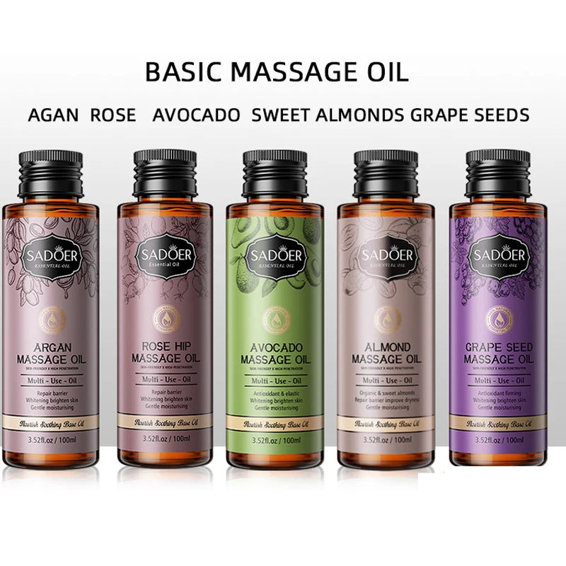 100ml Almond Oil Body & Hair Massage Serum
