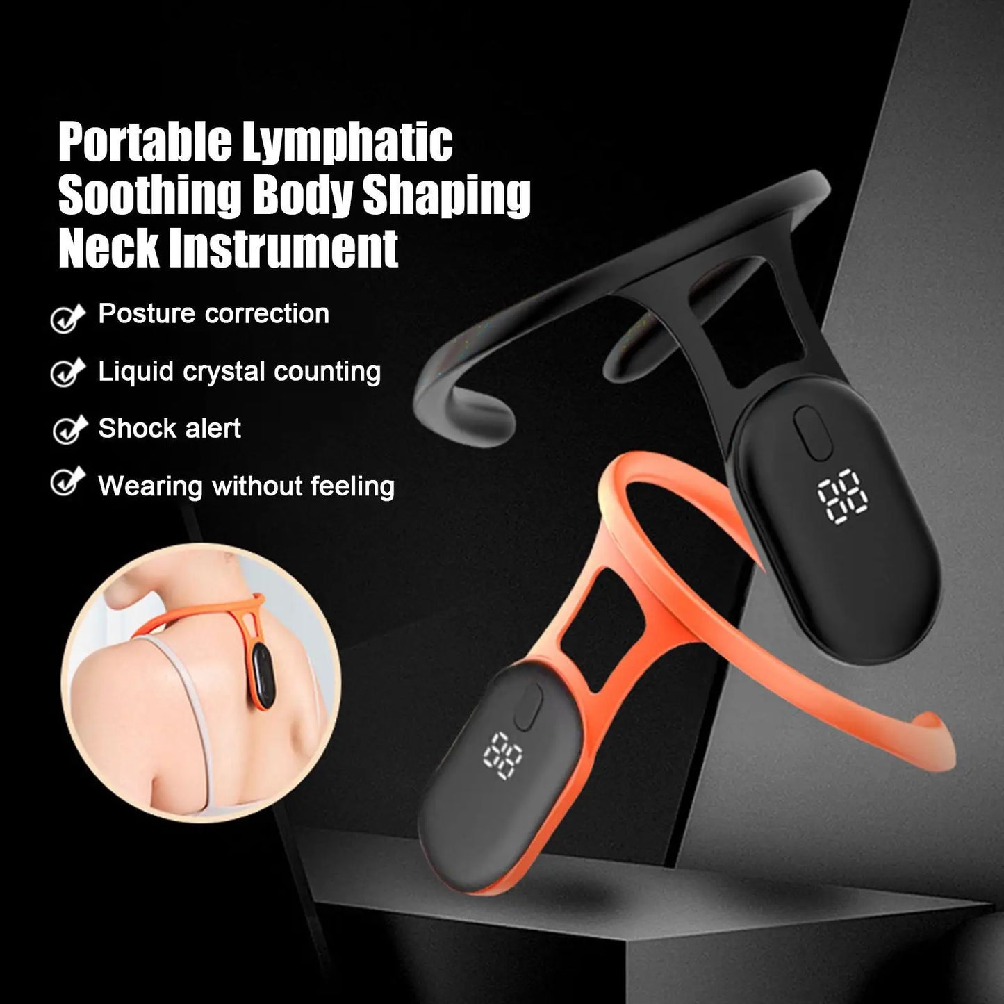 Posture Corrector with Lymphatic Neck Massage