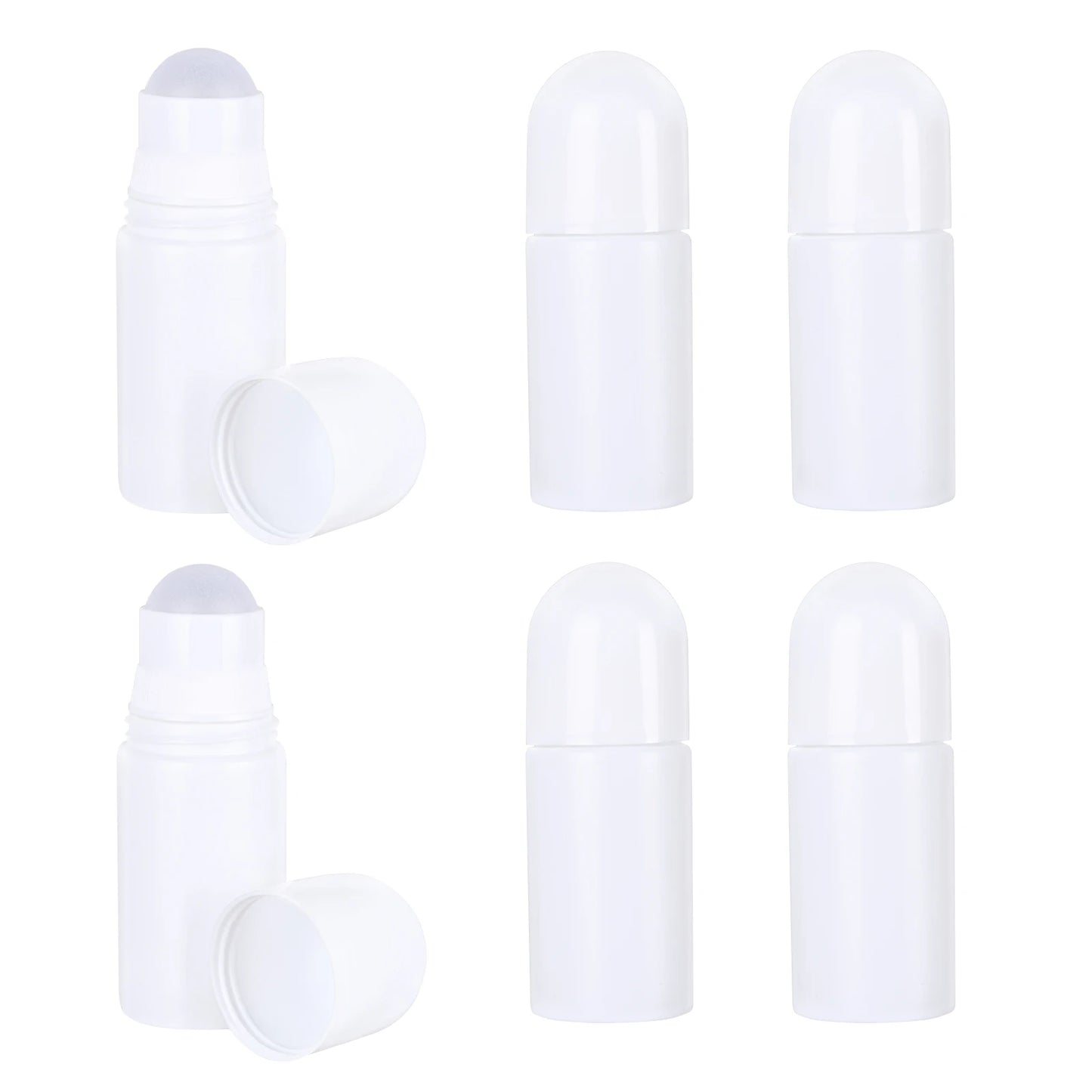 Plastic 50ml Refillable Roller Bottle