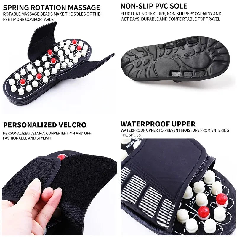 Acupoint Massage Slippers Therapy Massager Shoes
