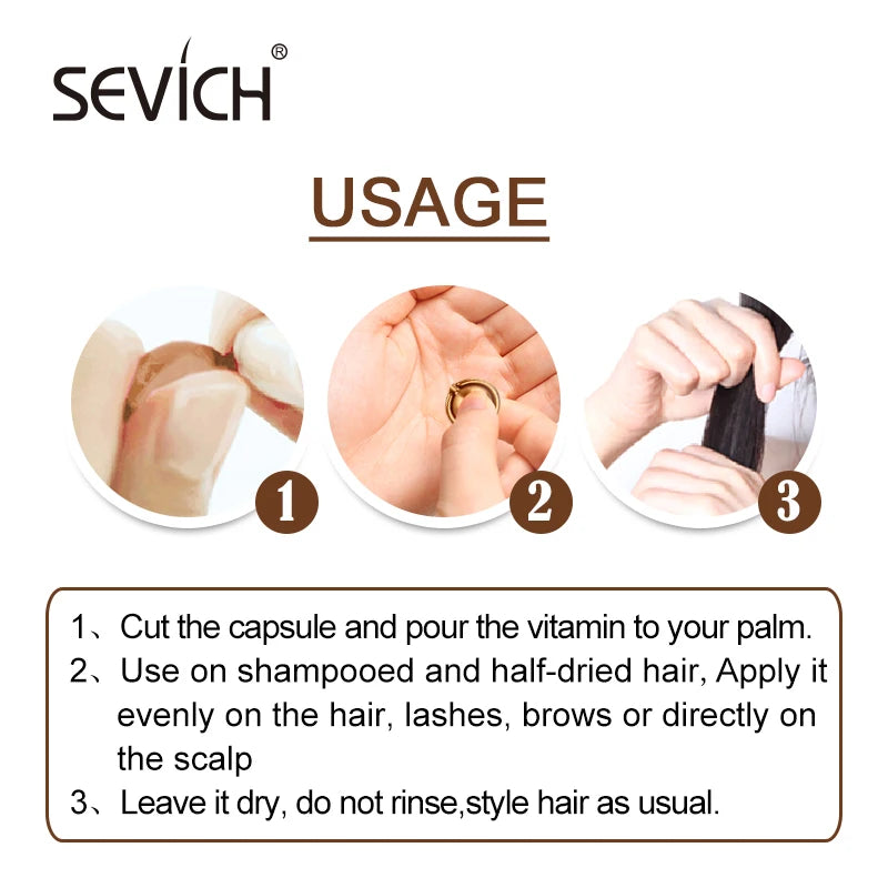 SEVICH Ginger Hair Growth Capsule Set