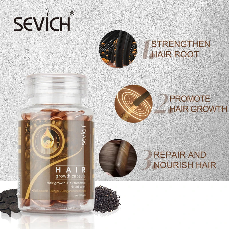 SEVICH Ginger Hair Growth Capsule Set