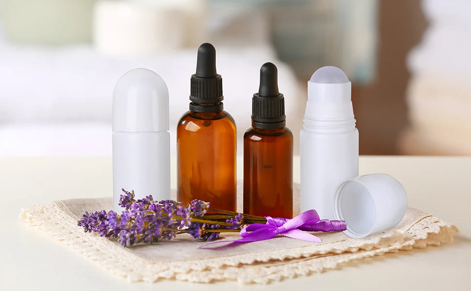 Plastic 50ml Refillable Roller Bottle