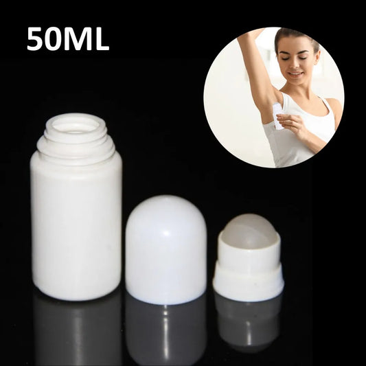 Plastic 50ml Refillable Roller Bottle