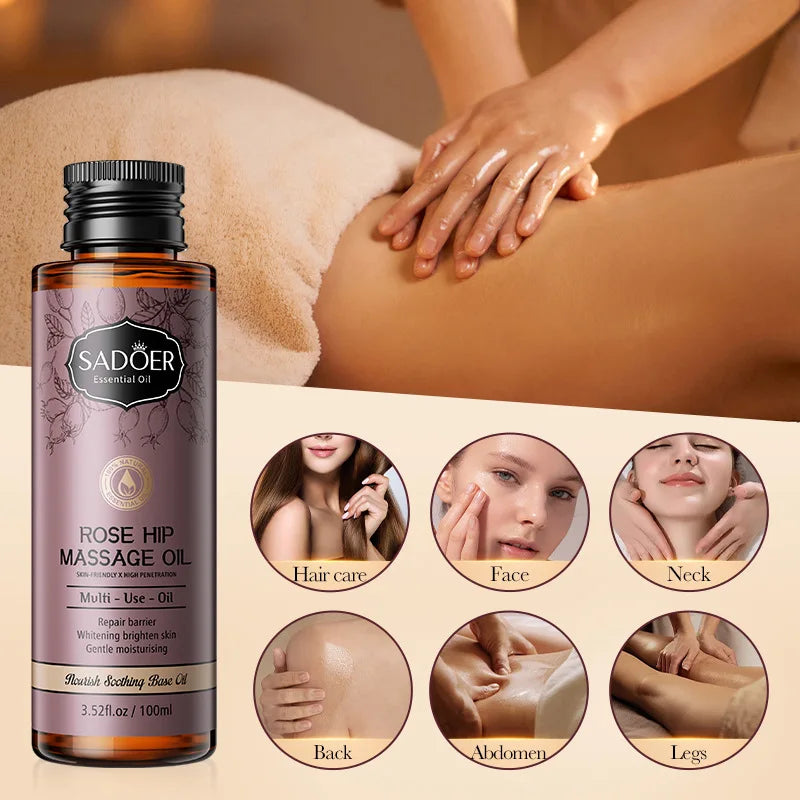 100ml Almond Oil Body & Hair Massage Serum